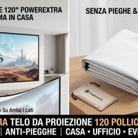 Telo Proiezione 120" Powerextra HD 16:9 - Nuovo