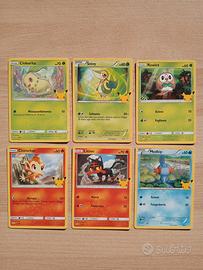 Card Game Pokemon  McDonald's 25th Anniversary 