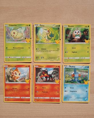 Card Game Pokemon  McDonald's 25th Anniversary 