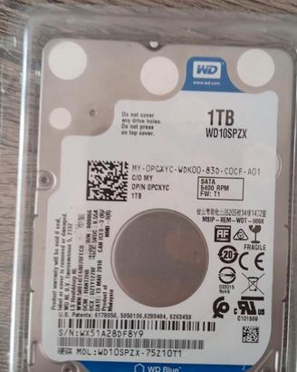 Hard Disk WD10SPZX 1TB