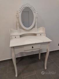 Console mobiletto trucco/specchiera