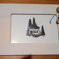 Portafoto artigianale in legno