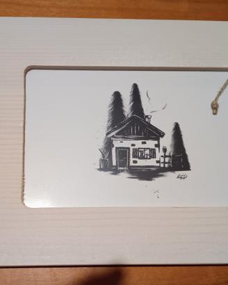 Cornice artigianale in legno