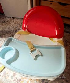 Alzatina baimbini - Rialzo sedia pappa con vassoio