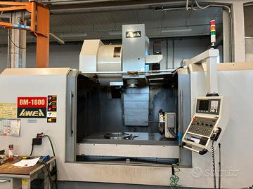 CENTRO DI LAVORO VERTICALE AWEA BM 1600 cnc Fanuc