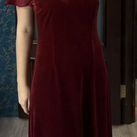 Abito vintage in velluto