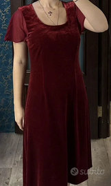 Abito vintage in velluto