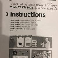 Thule kit di fissaggio + barre WING BAR