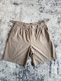 Bermuda pantaloncini verde scuro tortora Calliope