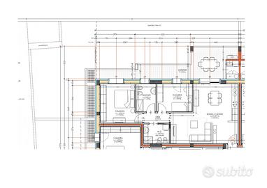 Ampio appartamento 2 camere con giardino
