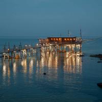 Trabocco Mare Adriatico Abruzzo A3 29,7x42 Cm.