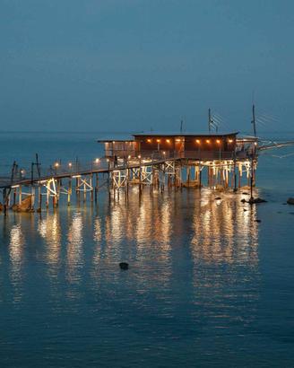 Trabocco Mare Adriatico Abruzzo A3 29,7x42 Cm.
