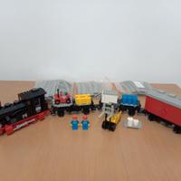 Lego Treno 12 V Vintage 7727 Completo