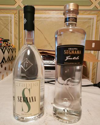 2 bottiglie Grappa Segnana Gentile 70cl 40%