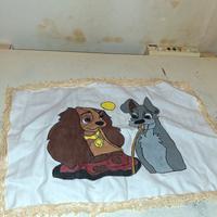 centrini, lenzuolini e cuscini  disney 