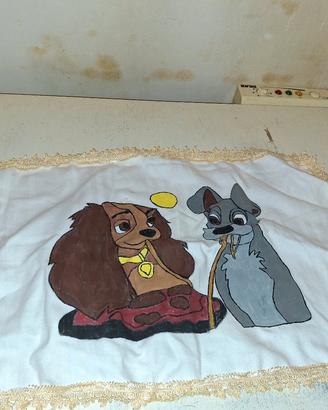 centrini, lenzuolini e cuscini  disney 