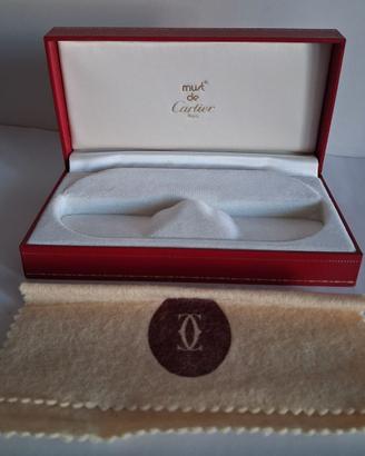 Astuccio custodia Must de Cartier occhiali Santos