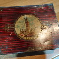 Scatola antica in latta Andrea Ratti & C. Cremona 