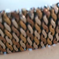 Bracciale antico intrecciato inizio 900 regolabile