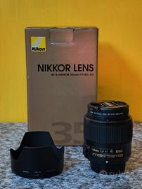 Nikon af-s 35 F1,8 g fx