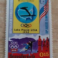 Francobollo Giochi Invernali Lake Placid 1932