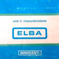 Libretto di uso e manutenzione Elba Innocenti