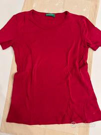Maglietta United Colors of Benetton rossa