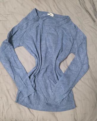felpa azzurra/ blu 