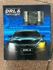 DRL bianco e giallo LED BAU15S