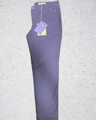Pantaloni blu Jackerson donna Tg 29, cotone  🆕