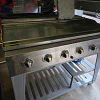 FRY TOP GAS SCHIACCIAPANINI IN ACCIAIO INOX 