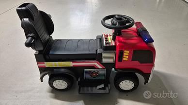 Camion pompieri cavalcabile elettrico 1-3 anni