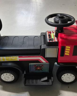 Camion pompieri cavalcabile elettrico 1-3 anni