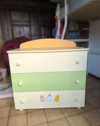 CASSETTIERA CAMERETTA BIMBI + 2 LIBRERIE GRATIS