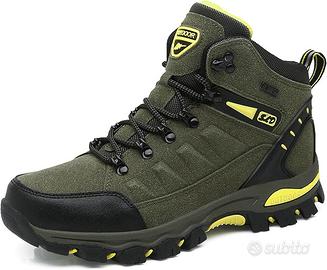 scarpe trekking uomo verdi 41 nuove