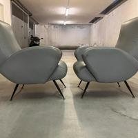 Poltrone anni 50 60 stile Nino Zoncada