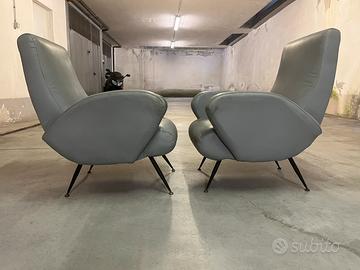 Poltrone anni 50 60 stile Nino Zoncada