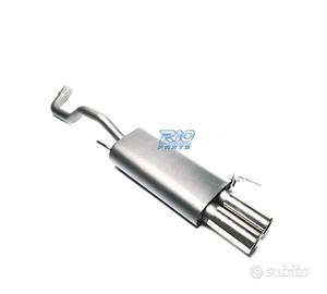 SILENZIATORE DI SCARICO PER VOLKSWAGEN VW POLO 199