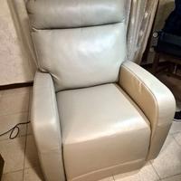 Poltrona elettrica in pelle Gavassa poltrone&sofà