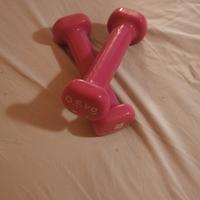 Pesi decathlon 0.5 kg ciascuno 