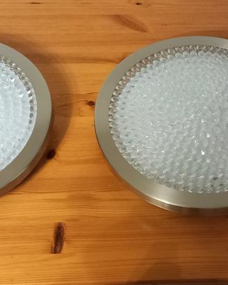 Coppia di lampade da soffitto luce  bianca 