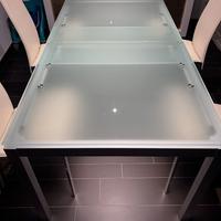 Tavolo sala Calligaris in vetro