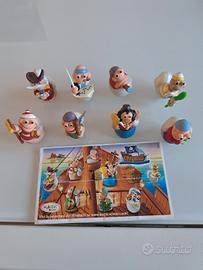 KINDER SORPRESA PIROMOLLI 2005 + 8 CARTINE