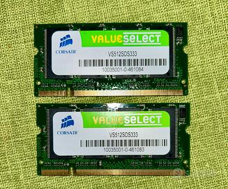 Memoria ram Corsair 512