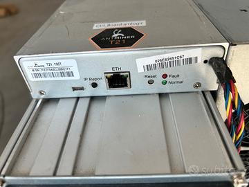 Bitmain T21 190/235TH - Bitcoin Miner - Perfetti!