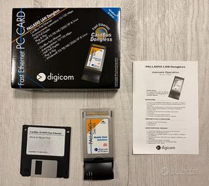 Palladio Lan Dongless Pcmcia Card Ethernet - Nuova