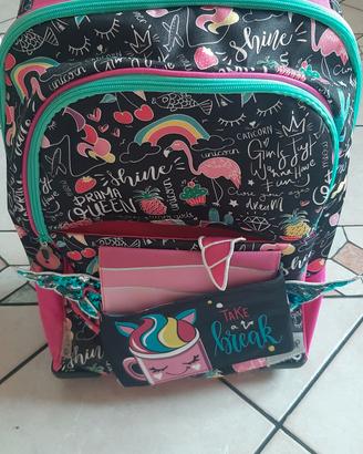 zaino scuola  trolley bambina 