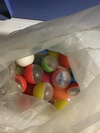 Misto biglie sport di plastica anni 80/90