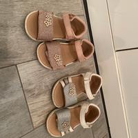 Due coppie di Sandali bimba tg 21