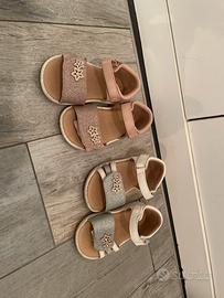 Due coppie di Sandali bimba tg 21